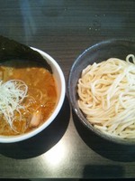 「辛つけ麺（味玉トッピング）」@ぶっこ麺らーめんの写真