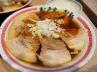 「チャーシューダブル 900円 ライスセット 100円」@松戸富田製麺 三井アウトレットパーク木更津店の写真