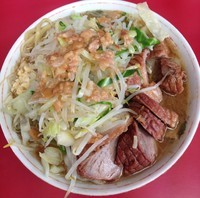 「ぶたダブル大ラーメン（950円）」@ラーメン二郎 環七一之江店の写真