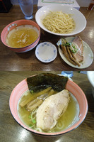 「『冷しつけ麺(￥800)』を「中盛・塩」」@らーめん 夢中の写真