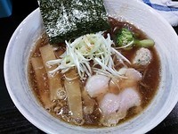 「鶏あっさり醬油」@鶏そばつけめん 一丁の写真