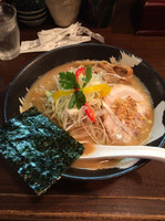 「白味噌とんこつ（濃厚 大盛り）」@北海豚骨麺屋 銀鈴の写真