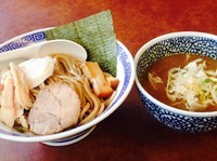 「特級つけ麺（中盛）¥800−クーポン利用¥100」@濃厚鶏豚骨魚介つけ麺 かず屋の写真