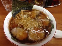 「チャーシュー麺大盛＋餃子」@中華そば 吾衛門の写真