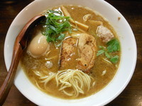 「らーめん＋味玉」@らーめん チキントの写真