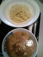 「豚そばつけ麺」@らあめん花月嵐 蘇我駅前店の写真