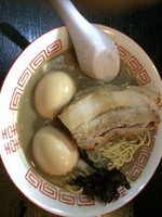 「限定　濃厚いぶ庵もももソバ（８００円）＋他」@中華ソバ 伊吹の写真