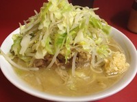 「ラーメン豚入り(ヤサイマシニンニク)」@ラーメン二郎 ひばりヶ丘駅前店の写真