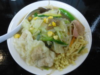 「たんめん＋きざみ生姜＋エビ入りワンタン」@たんめん本舗 ミヤビの写真