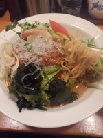 「〖日替わりセット〗冷やし担々麺と半チャーハン980円」@美華の写真