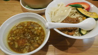 「さらりとした夏野菜カリーつけ麺（限定）」@カッパ64 福生店の写真