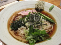 「冷やし和そば　750円」@らぁめん 赤星の写真