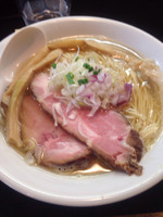 「塩ラーメン+大盛り+チャーシューご飯(中盛り)」@麺処 晴の写真