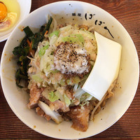 「まぜろう三種」@麺屋 ばばんの写真