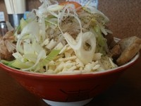 「まぜそば（小）（140622）」@らーめん おうか 松戸松飛台店の写真