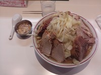 「豚Wラーメン(アブラまし)」@ラーメン荘 歴史を刻め 枚方の写真
