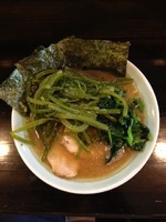 「ラーメン+くきわかめ」@家系ラーメン ジェット家の写真