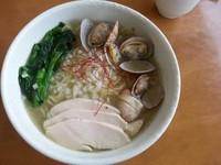 「限定　あさり出汁そば１型」@めんや 暁の写真