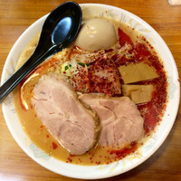 「【期間限定】濃厚味噌らーめん700円 味玉＋チャーシュー」@いのうえの写真