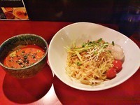 「夏季限定 冷やし担々つけ麺(800円)」@極 担々麺 真空の写真