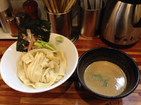 「つけ麺 雲丹搾り 900円」@鮮魚らーめん 五ノ神水産の写真