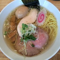 「ふる川らーめん塩(大盛)￥700円(味玉TP＋100円)」@麺や  ふる川の写真