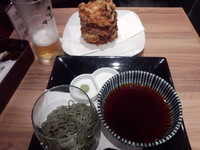 「〖夜限定〗よもぎそば300円他」@そば 俺のだし GINZA5の写真