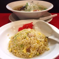 「塩柳麺セット（￥1,020）」@江南 JRセントラルタワーズ店の写真