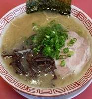 「ラーメン650円+替え玉100円」@博多長浜らーめん もりやの写真