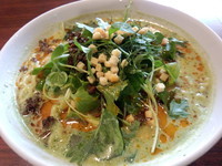 「緑担々麺」@四川麻辣火鍋 天府の写真