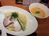 「〖期間限定〗浅利とトマトの鶏白湯つけ麺880円」@福の神食堂の写真