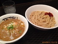 「辛つけめん」@つけめんTETSU 横浜ランドマークプラザ店の写真