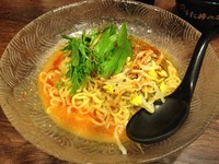 「肉味噌冷し担々麺(ﾐﾆすた丼＋ﾐﾆ担々麺)」@伝説のすた丼屋 お茶の水店の写真