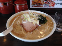 「札幌味噌ラーメン（大盛りサービス）750円」@北海道らーめん 円山の写真