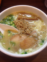 「鶏白湯+大盛り」@鶏の穴 白山店の写真