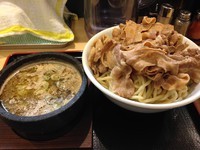 「胡椒肉つけ麺(大盛り)+肉増し」@つけ麺丸和 各務原分店の写真
