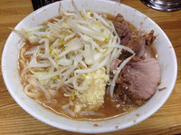 「小ラーメン(ニンニク)」@ラーメン二郎 赤羽店の写真