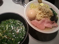 「【限定】昆布水の和風つけ麺 ￥800 ＋味玉 ￥80」@中華蕎麦 瑞山（ZUIZAN）の写真