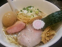 「【限定】淡麗伊吹いりこそば800円+和え玉100円」@おおぜき中華そば店の写真