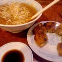 開たん麺550円＋ひとくち餃子450円