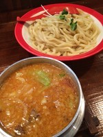 「味噌つけ麺￥780」@手打ち極太麺 ジョニーの味噌の写真