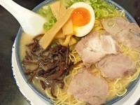 「W味噌豚骨ラーメン」@博多ラーメン しばらく 西新店の写真