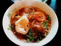 「【限定】トムヤムクンラーメン ￥830 他」@中華蕎麦 瑞山（ZUIZAN）の写真