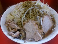 「小ラーメン＋ふりふりカレー」@ラーメン二郎 上野毛店の写真