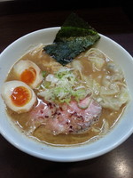 「わんたんめん￥850＋味玉￥50」@打立て自家製麺 ラーメンKの写真