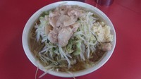 「小ラーメン（にんにく、脂）　７００円」@ラーメン二郎 茨城守谷店の写真