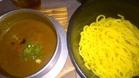「華麗つけ麺（７５０円）大盛同額・ライス１杯無料」@古都はピアノマンの写真