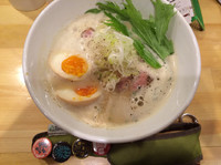 「ふく流らーめん 改＋味玉」@ふく流らーめん 轍 本町本店の写真