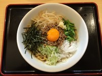 「汁なし台湾」@つけ麺丸和 各務原分店の写真