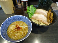 「『塩つけ麺 中盛(￥900)』」@ラーメンつけ麺 奔放の写真